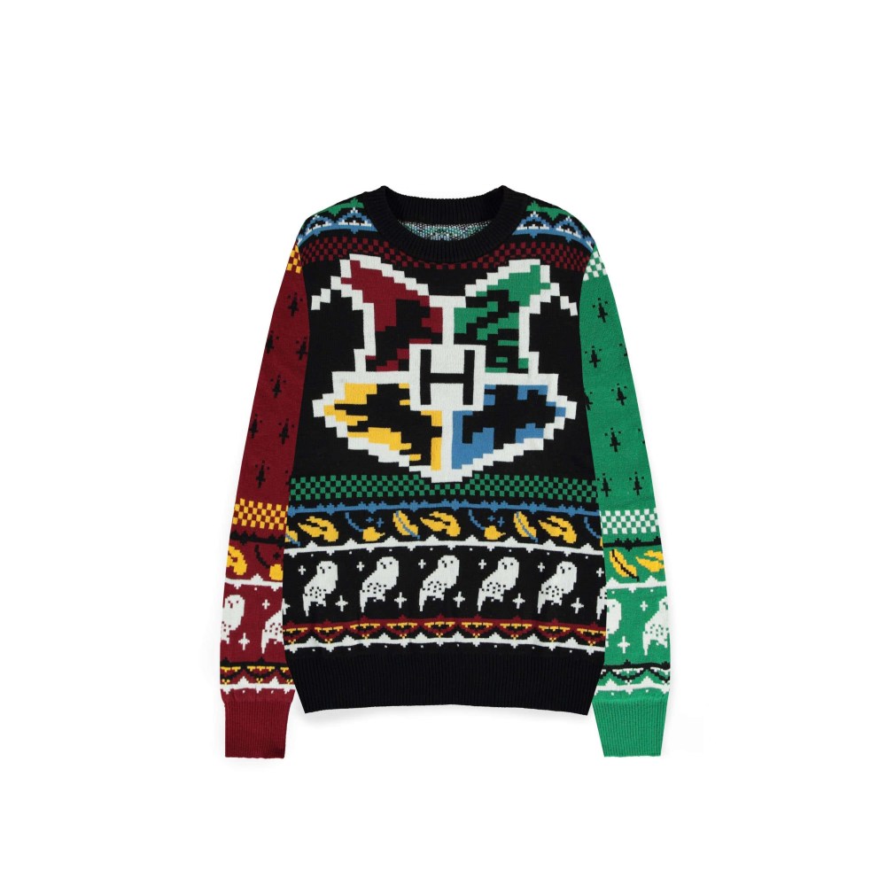 Harry Potter - Harry Potter Weihnachtspullover - Schwarz/Mehrfarben